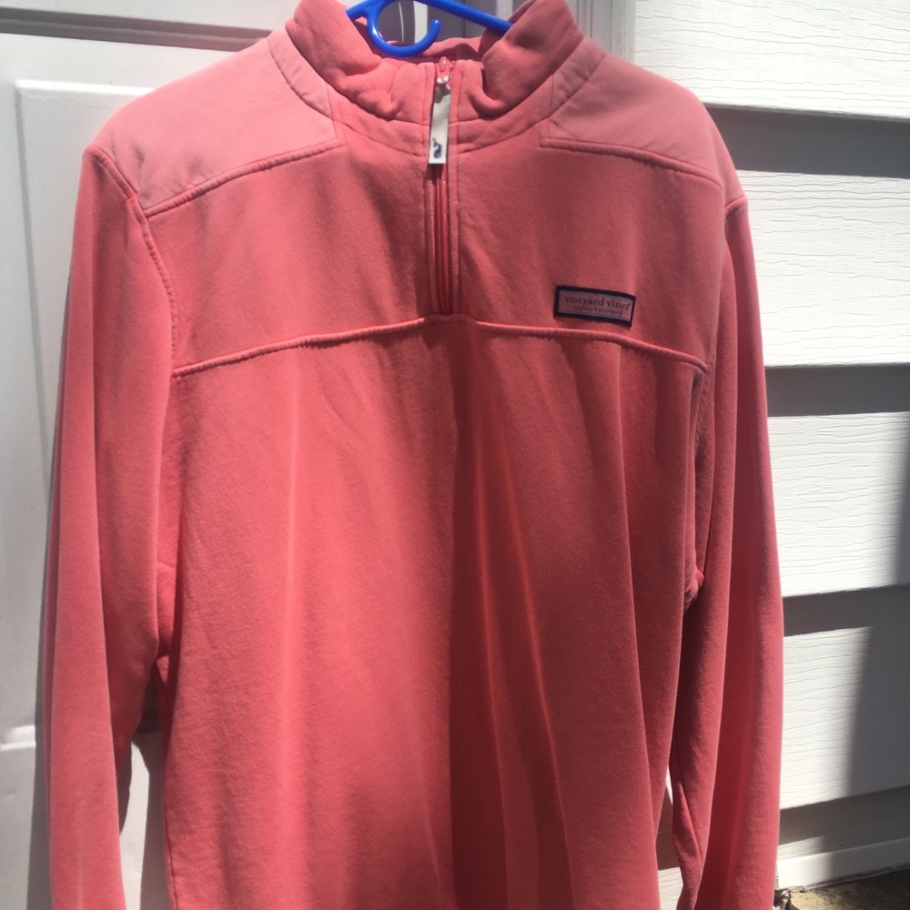 Vineyard vines men quarter zip jacket size medium